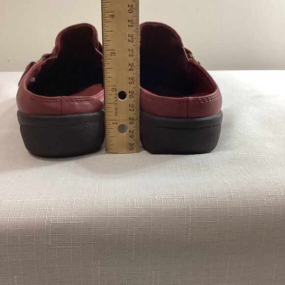 Kim Rogers Red Clogs Size 8 1/2 - Picture 7 of 9